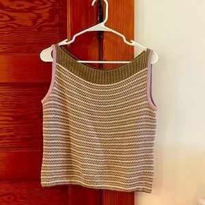 St. John Sport Wool Sweater Tank Top Small